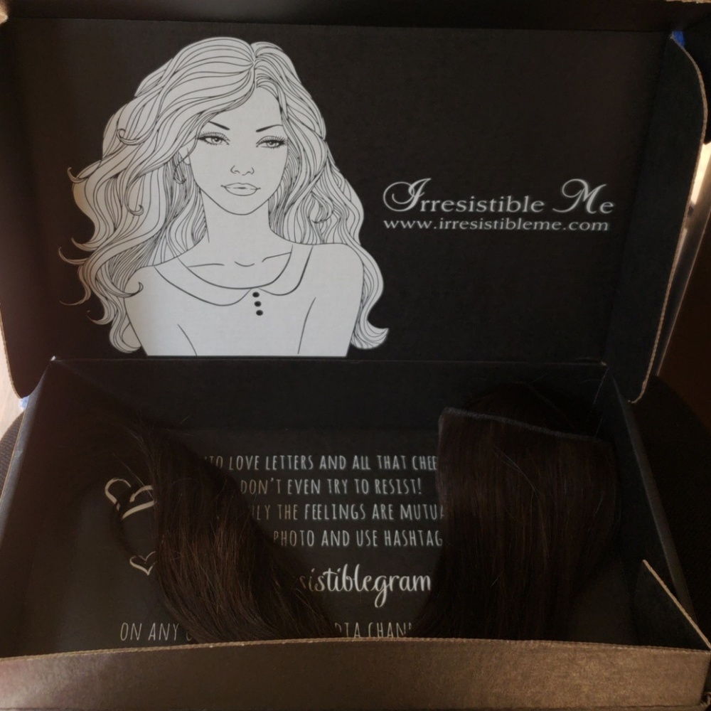 irresistable clip in hair extension